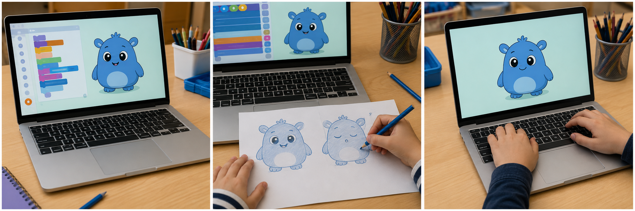 Illustrative blue Scratch pet project