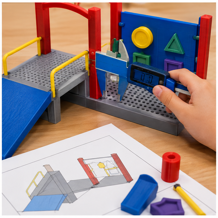 Close construction and materials view for Accessible Playground Component