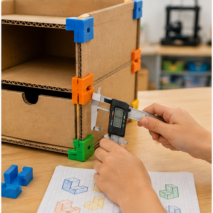 Close construction and materials view for Modular Organizer Connectors